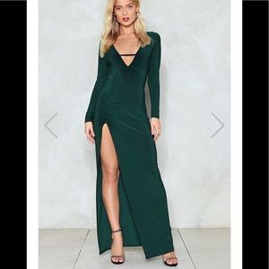Nasty Gal Plunging Dress